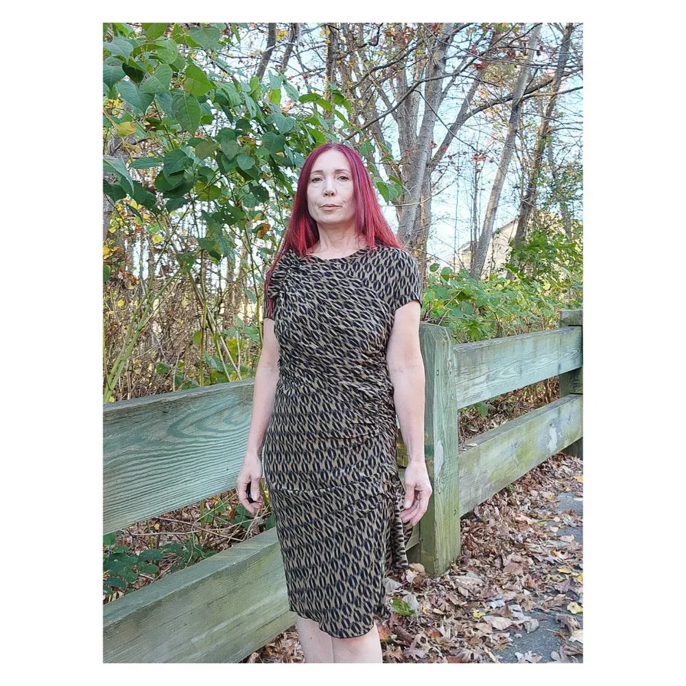 ISABEL MARANT Etoile 100% Silk Ruched Leopard Print Dress - Picture 4 of 13